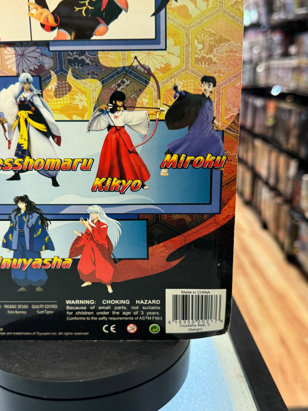 Sango Figure (Inuyasha Anime Magna, Toynami Viz) SEALED product image 13, provided for visual reference and product detail
