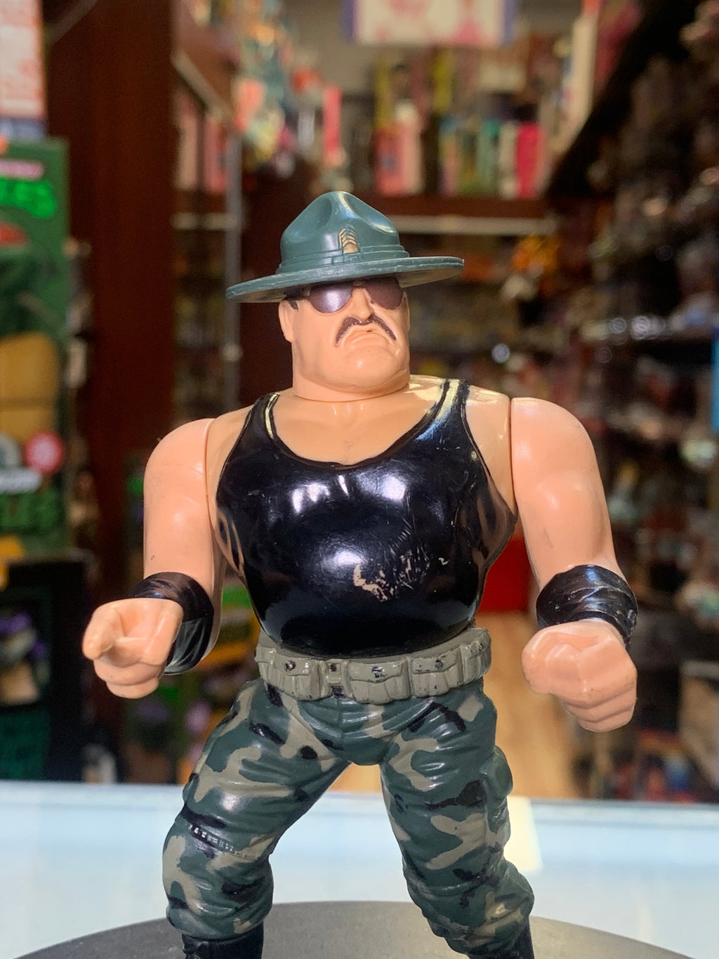 Sgt Slaughter 5390 (Vintage WWF WWE, Hasbro) product image 2, provided for visual reference and product detail review
