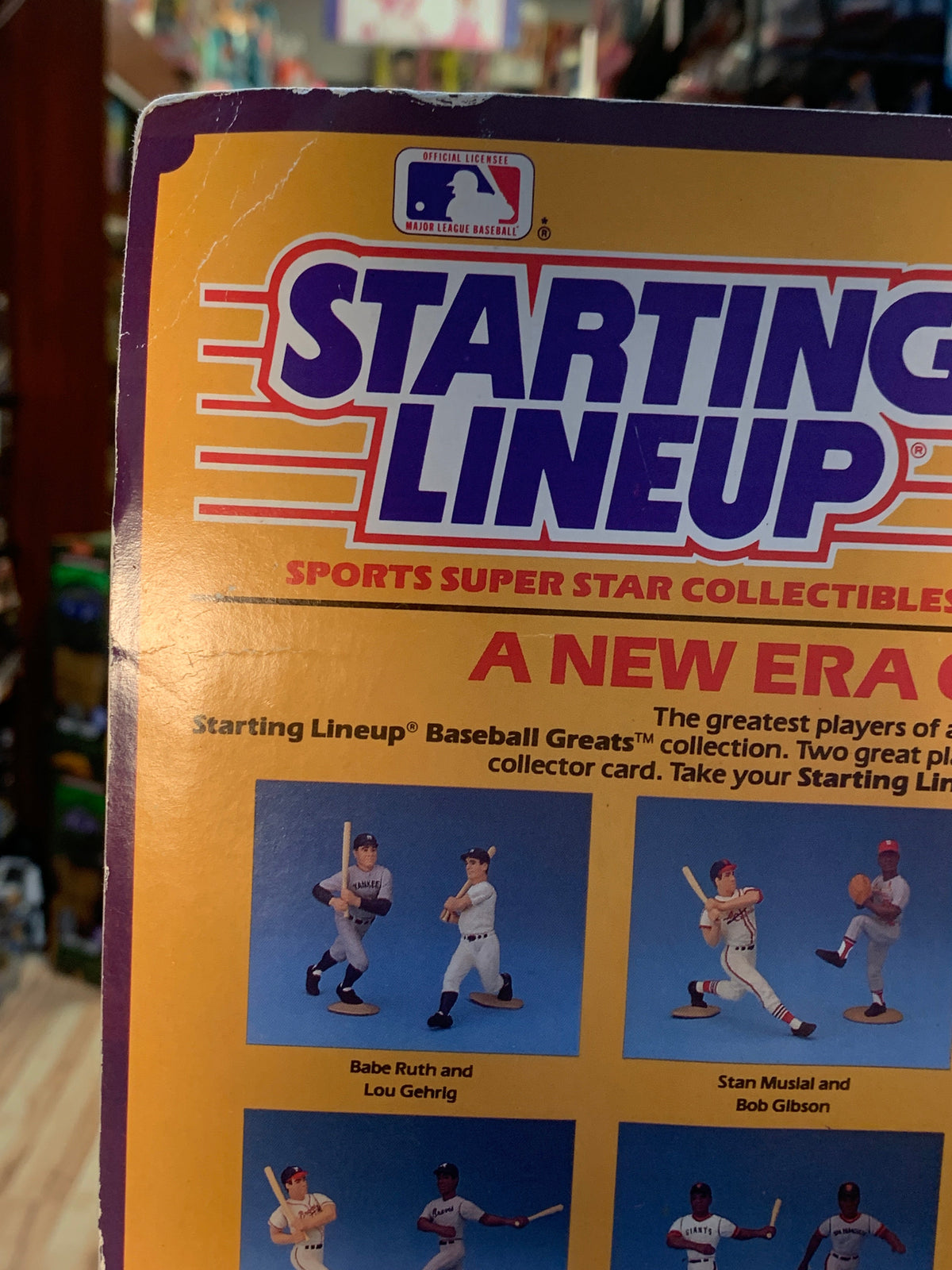 Starting Lineup Baseball Greats Stan Musial & Bob Gibson Signed(Vintage Kenner, MLB)**JSA Signature Authentication** product