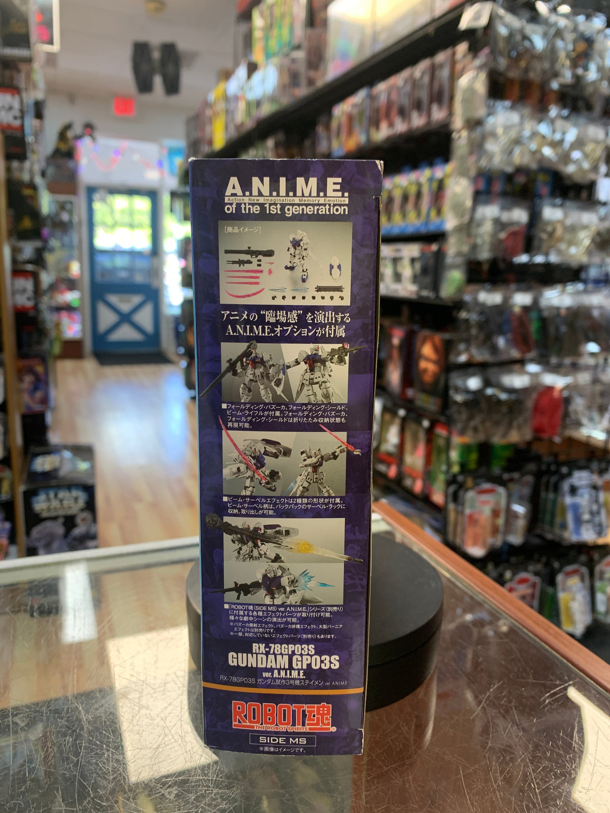 Gundam GP03S -Anime Ver- (Bandai SH Figuarts, Robot Spirits) SEALED product image 4, provided for visual reference and