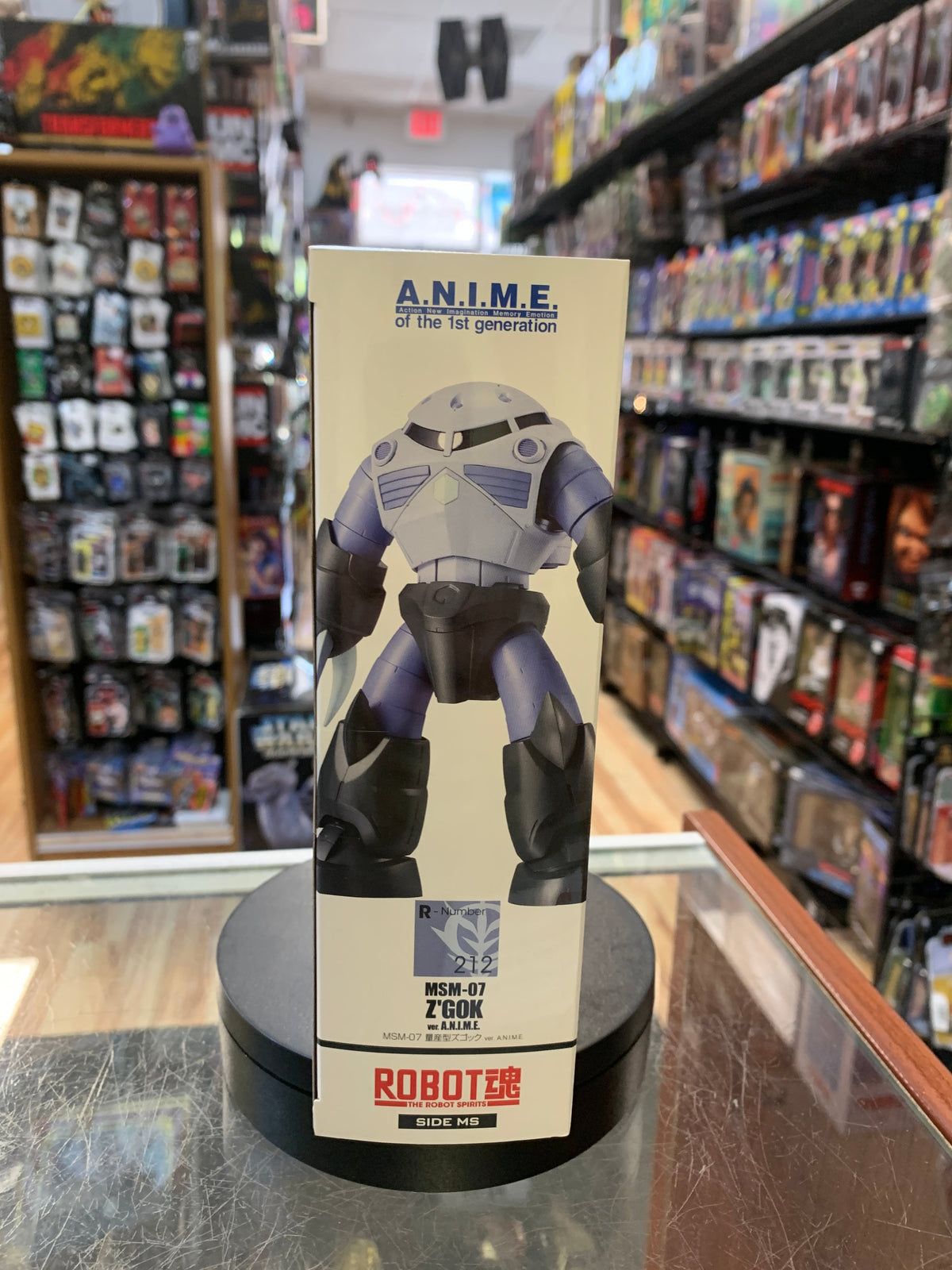 MSM-07 Z'GOK -Anime Ver- (Bandai SH Figuarts, Robot Spirits) SEALED product image 2, provided for visual reference and