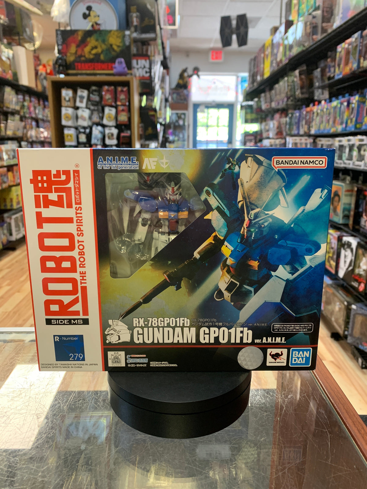 Gundam GP01Fb -Anime Ver- (Bandai SH Figuarts, Robot Spirits) SEALED product image 1, provided for visual reference and