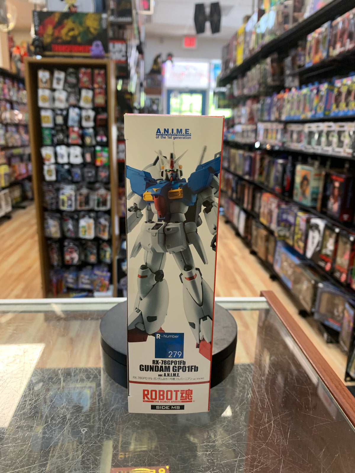 Gundam GP01Fb -Anime Ver- (Bandai SH Figuarts, Robot Spirits) SEALED product image 2, provided for visual reference and