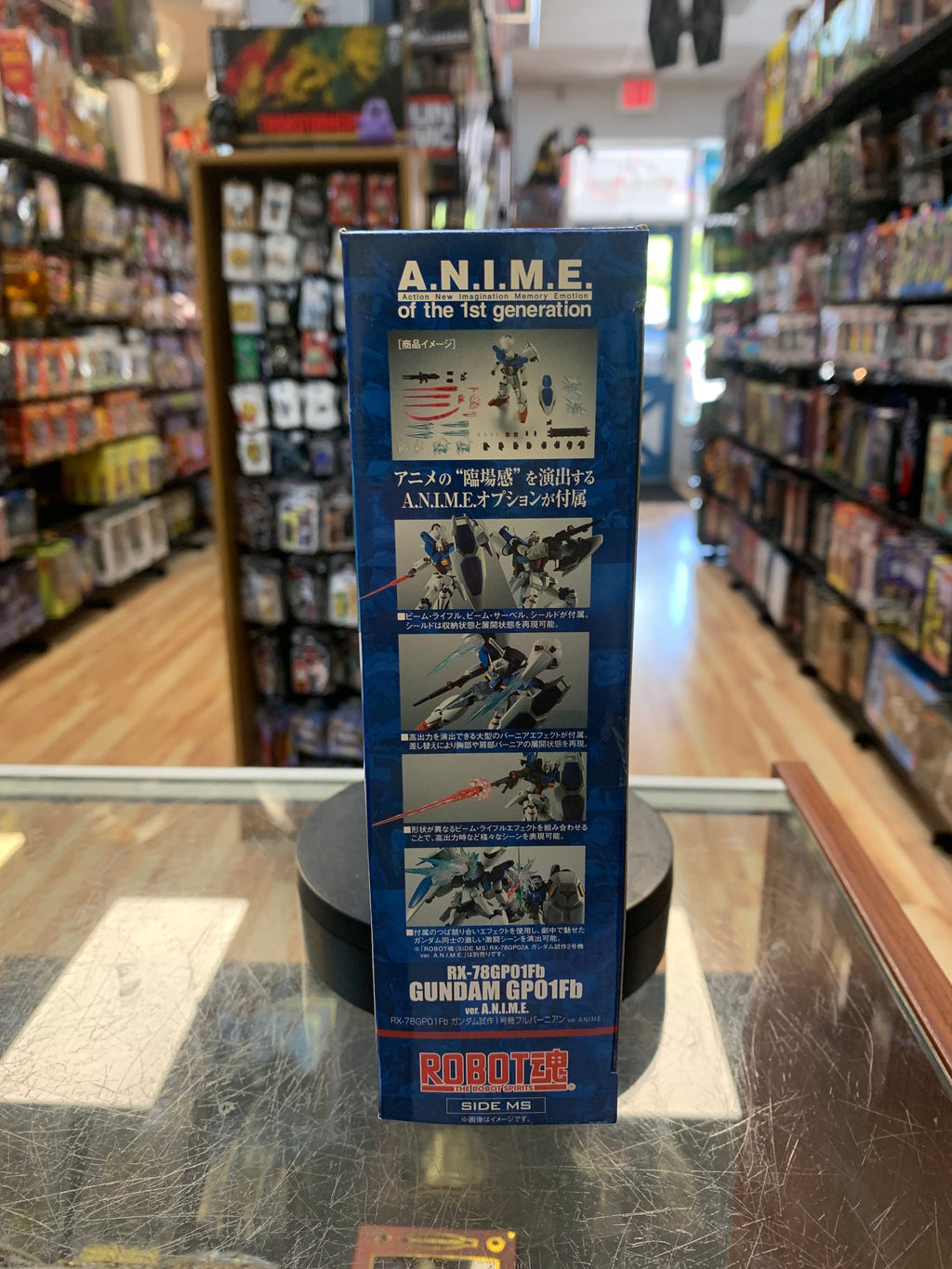 Gundam GP01Fb -Anime Ver- (Bandai SH Figuarts, Robot Spirits) SEALED product image 4, provided for visual reference and