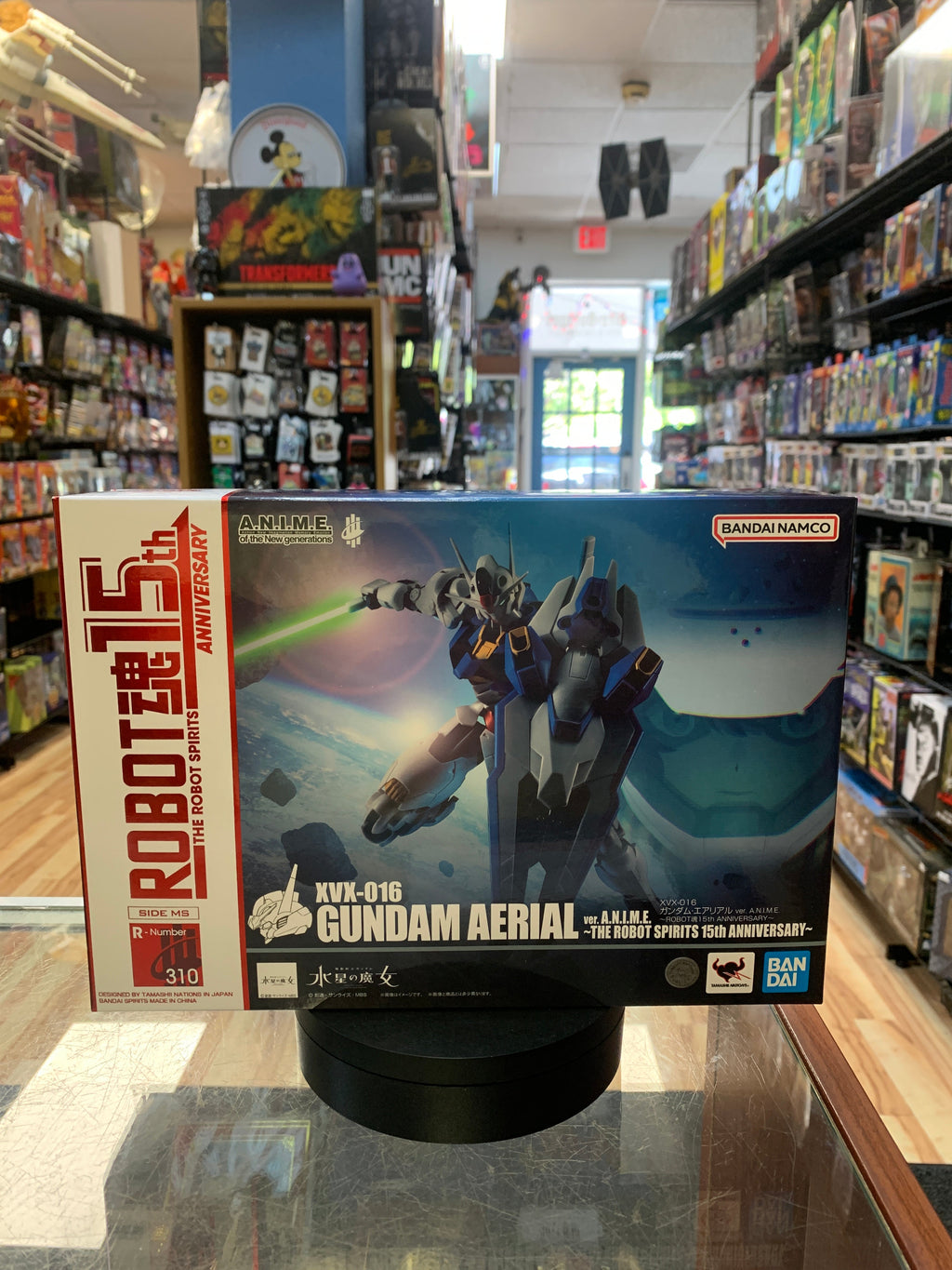 XVX-016 Gundam Aerial -Anime Ver- (Bandai SH Figuarts, Robot Spirits) SEALED product image 1, provided for visual reference