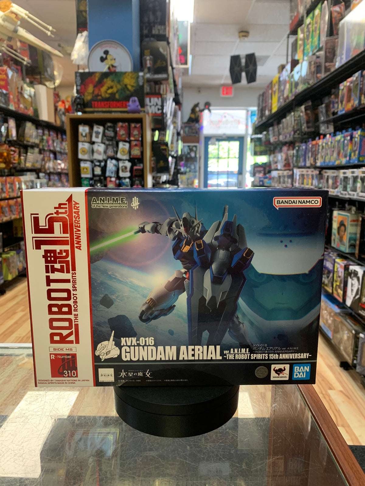 XVX-016 Gundam Aerial -Anime Ver- (Bandai SH Figuarts, Robot Spirits) SEALED product image 1, provided for visual reference