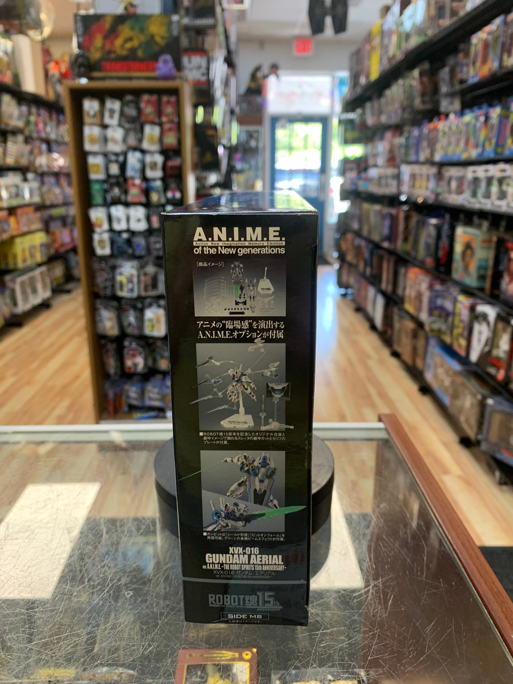 XVX-016 Gundam Aerial -Anime Ver- (Bandai SH Figuarts, Robot Spirits) SEALED product image 4, provided for visual reference