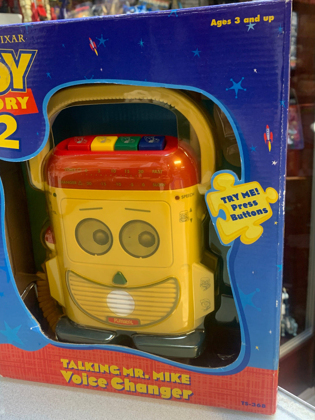 Talking Mr. Mike Voice Changer (Vintage Toy Story 2, Playskool) product image 3, provided for visual reference and product