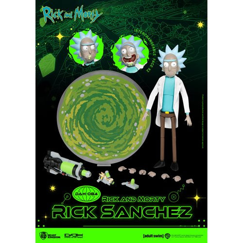 Rick Sanchez DAH-084 (Beast Kingdom Dynamic 8, Rick & Morty) product image 1, provided for visual reference and product