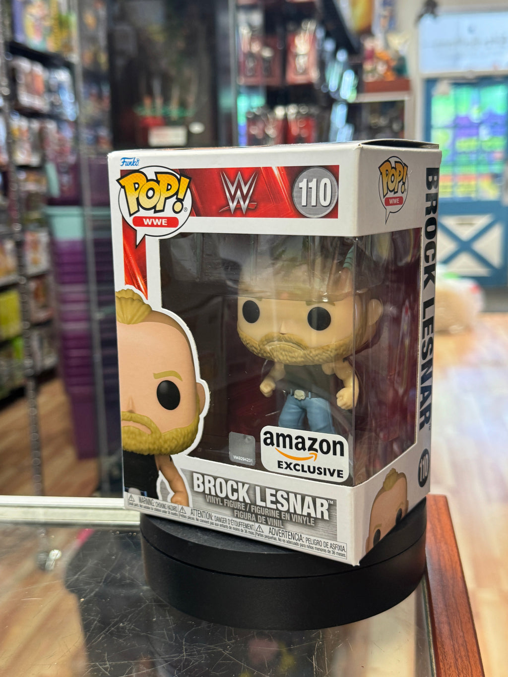 Brock Lesnar #110 (Funko Pop, WWE) **Amazon Exclusive** product image 2, provided for visual reference and product detail