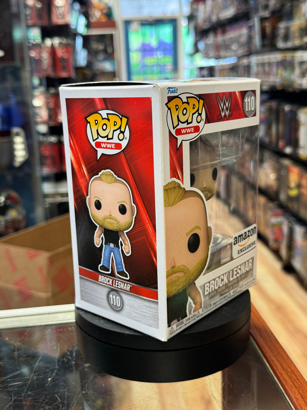 Brock Lesnar #110 (Funko Pop, WWE) **Amazon Exclusive** product image 3, provided for visual reference and product detail