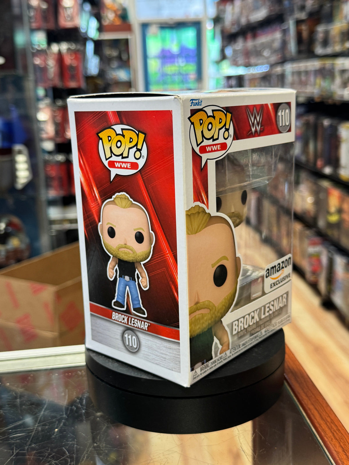 Brock Lesnar #110 (Funko Pop, WWE) **Amazon Exclusive** product image 3, provided for visual reference and product detail