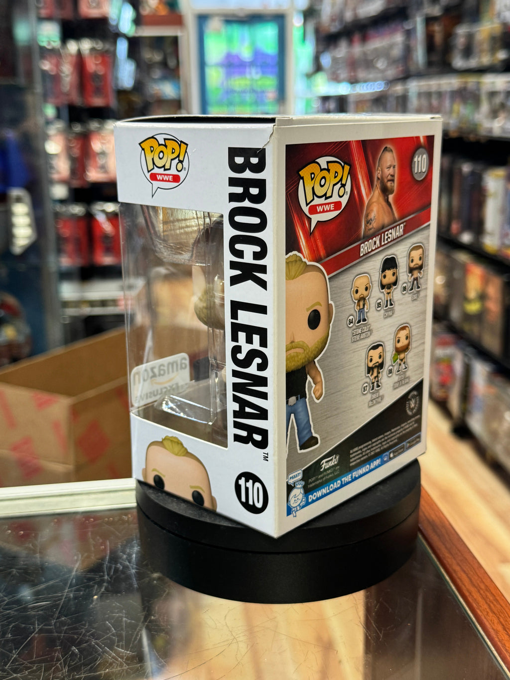 Brock Lesnar #110 (Funko Pop, WWE) **Amazon Exclusive** product image 5, provided for visual reference and product detail
