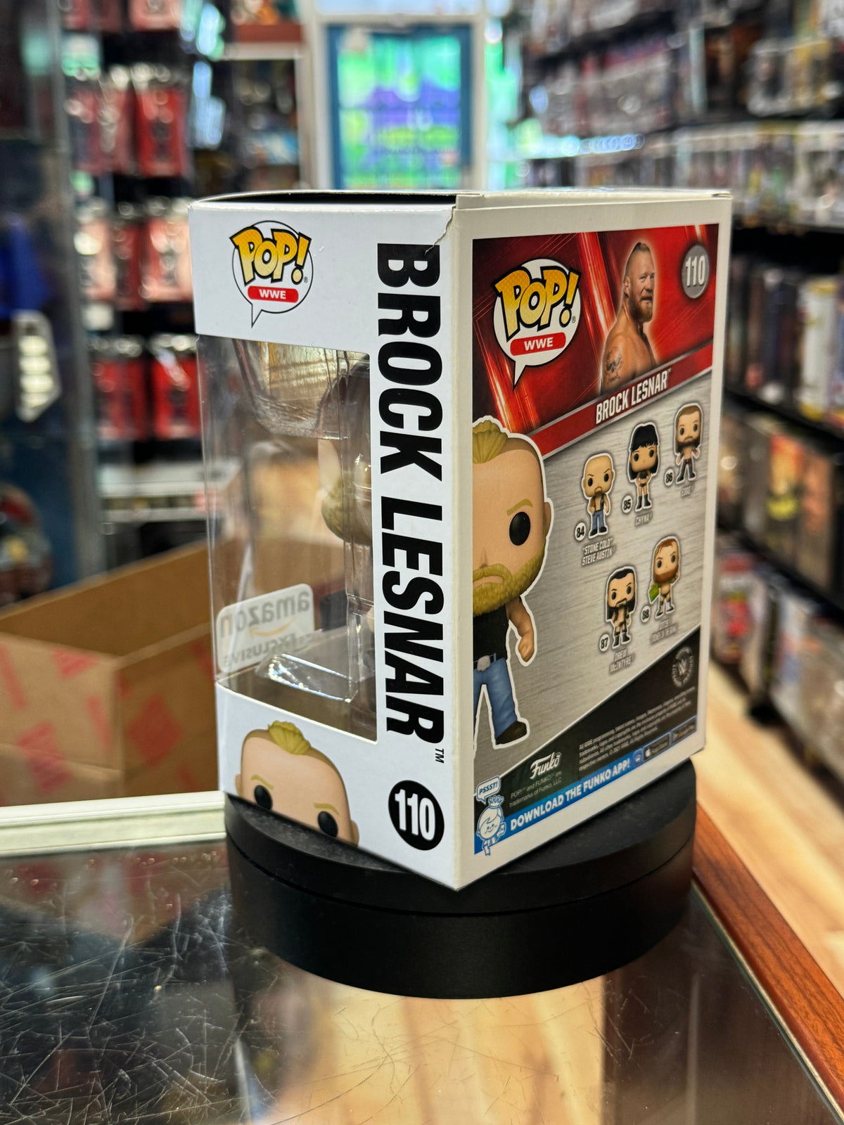 Brock Lesnar #110 (Funko Pop, WWE) **Amazon Exclusive** product image 5, provided for visual reference and product detail