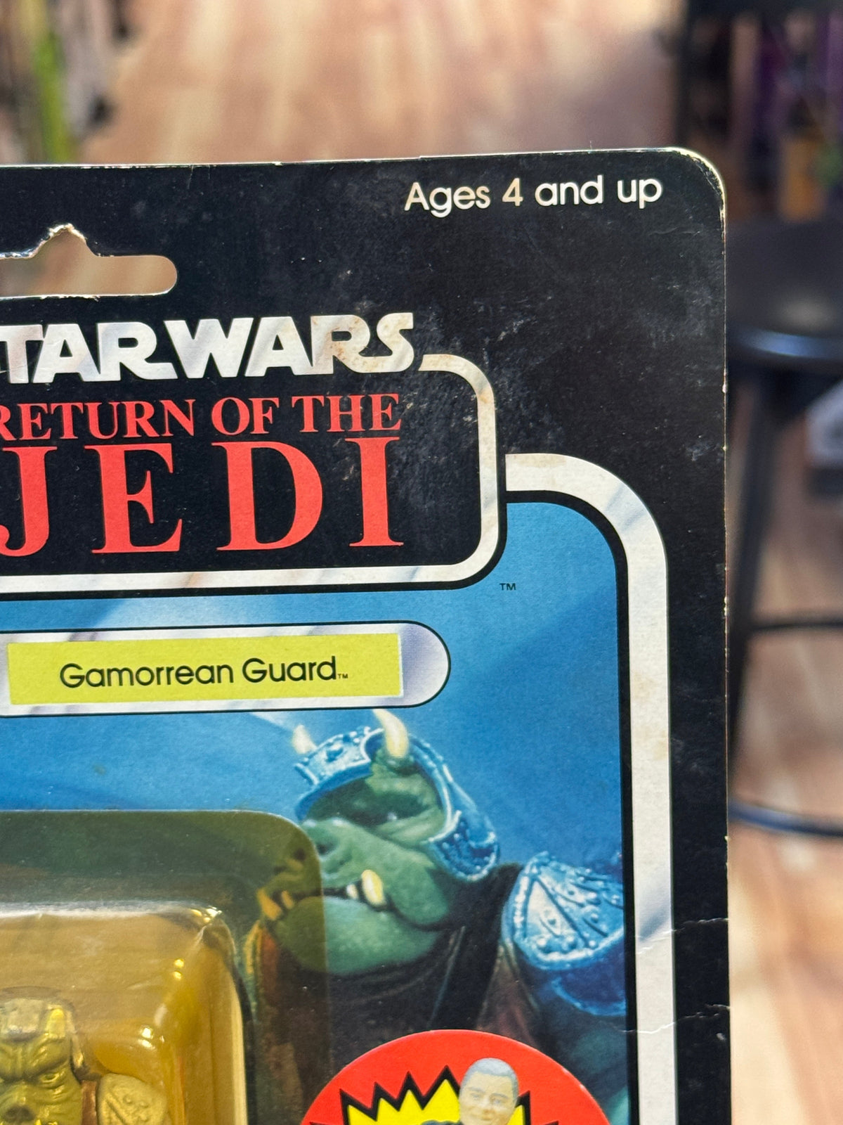 Gamorrean Guard ROTJ 7238 (Vintage Star Wars, Kenner) SEALED product image 3, provided for visual reference and product