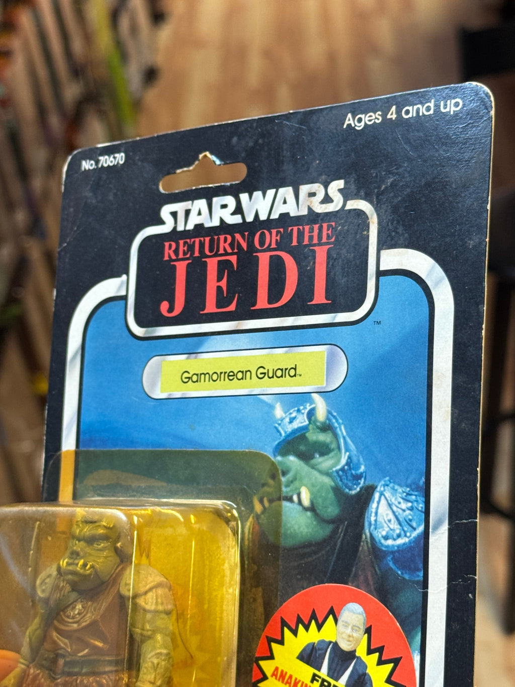 Gamorrean Guard ROTJ 7238 (Vintage Star Wars, Kenner) SEALED product image 10, provided for visual reference and product