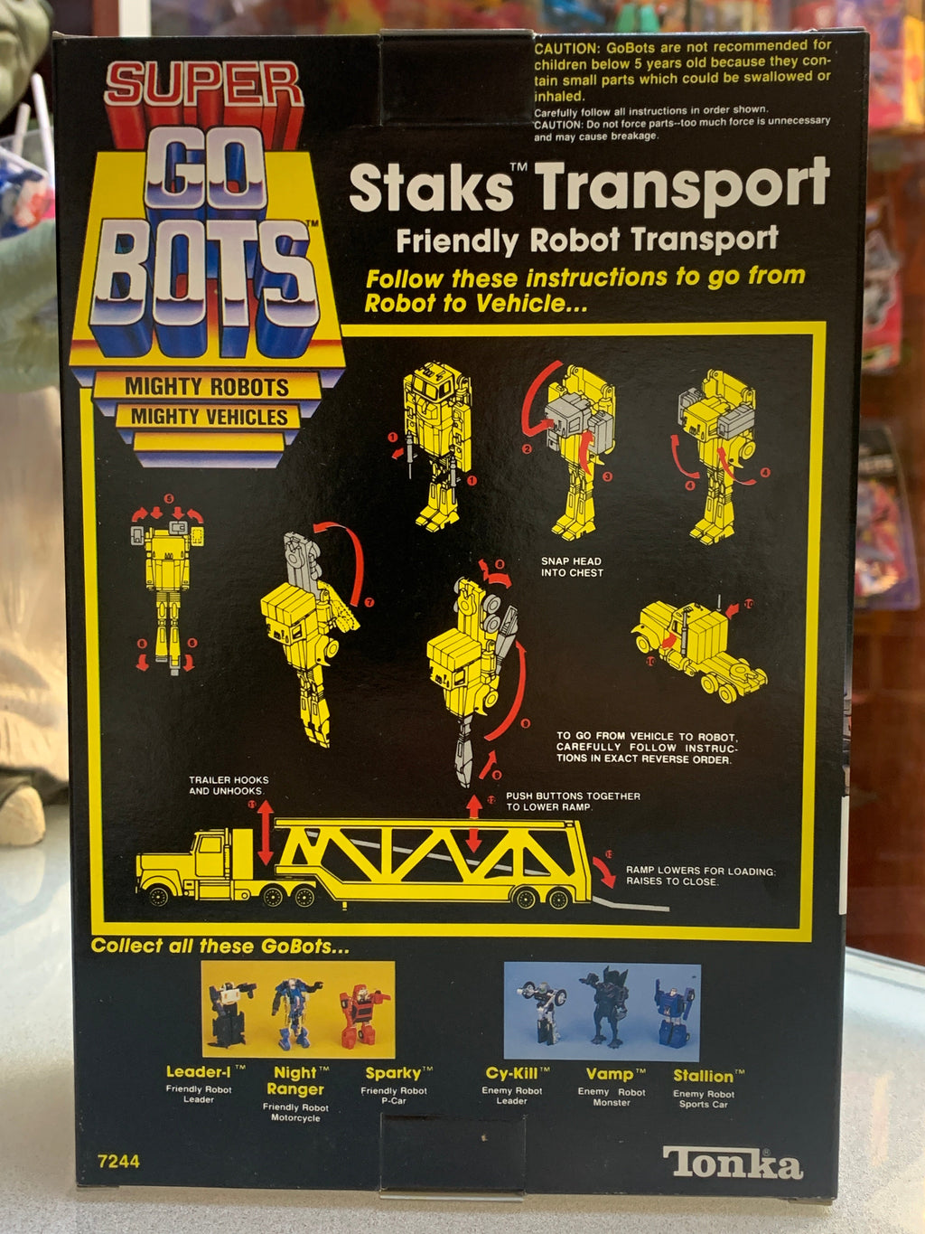 Staks Transport (Vintage Super GoBots, Tonka) NEW product image 4, provided for visual reference and product detail review