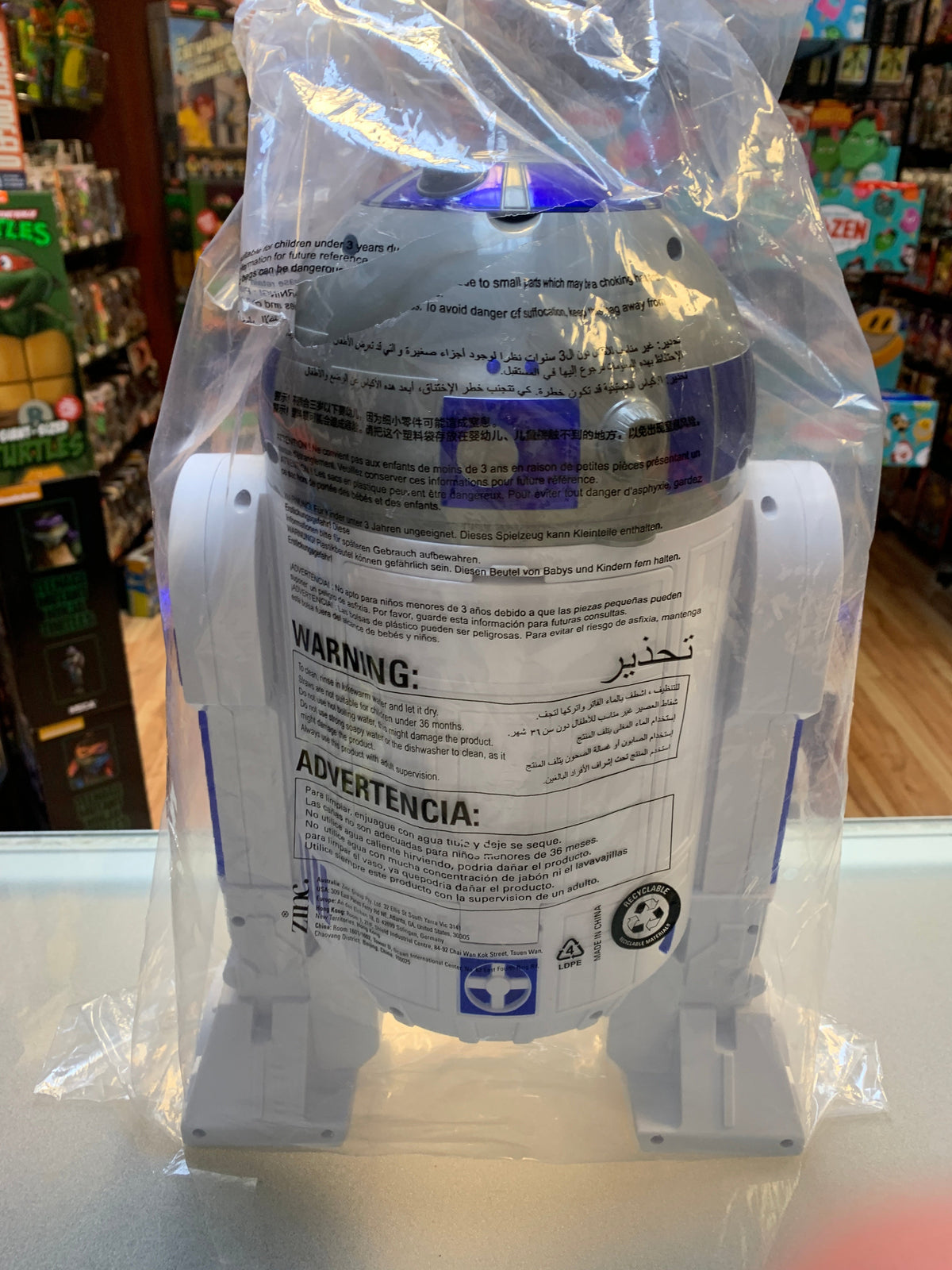 R2-D2 Popcorn Bucket (Star Wars, AMC Theater) sealed product image 4, provided for visual reference and product detail review
