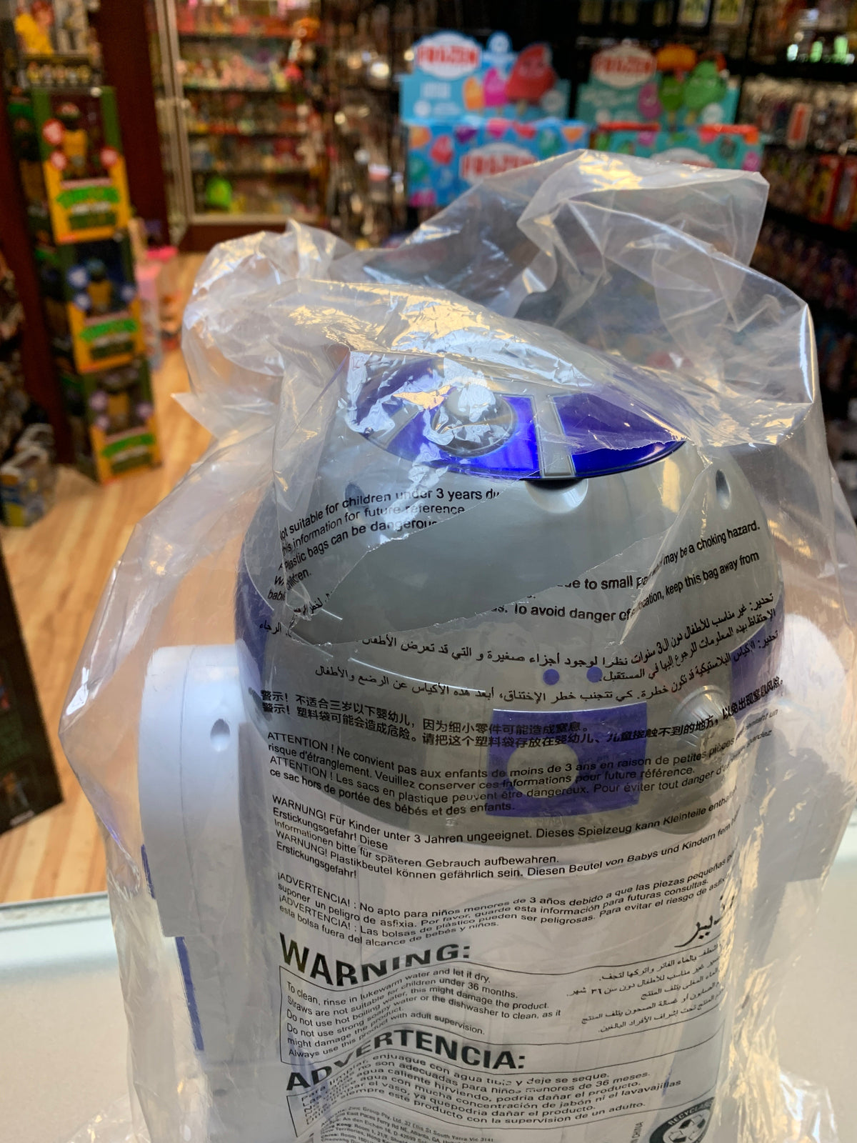 R2-D2 Popcorn Bucket (Star Wars, AMC Theater) sealed product image 5, provided for visual reference and product detail review