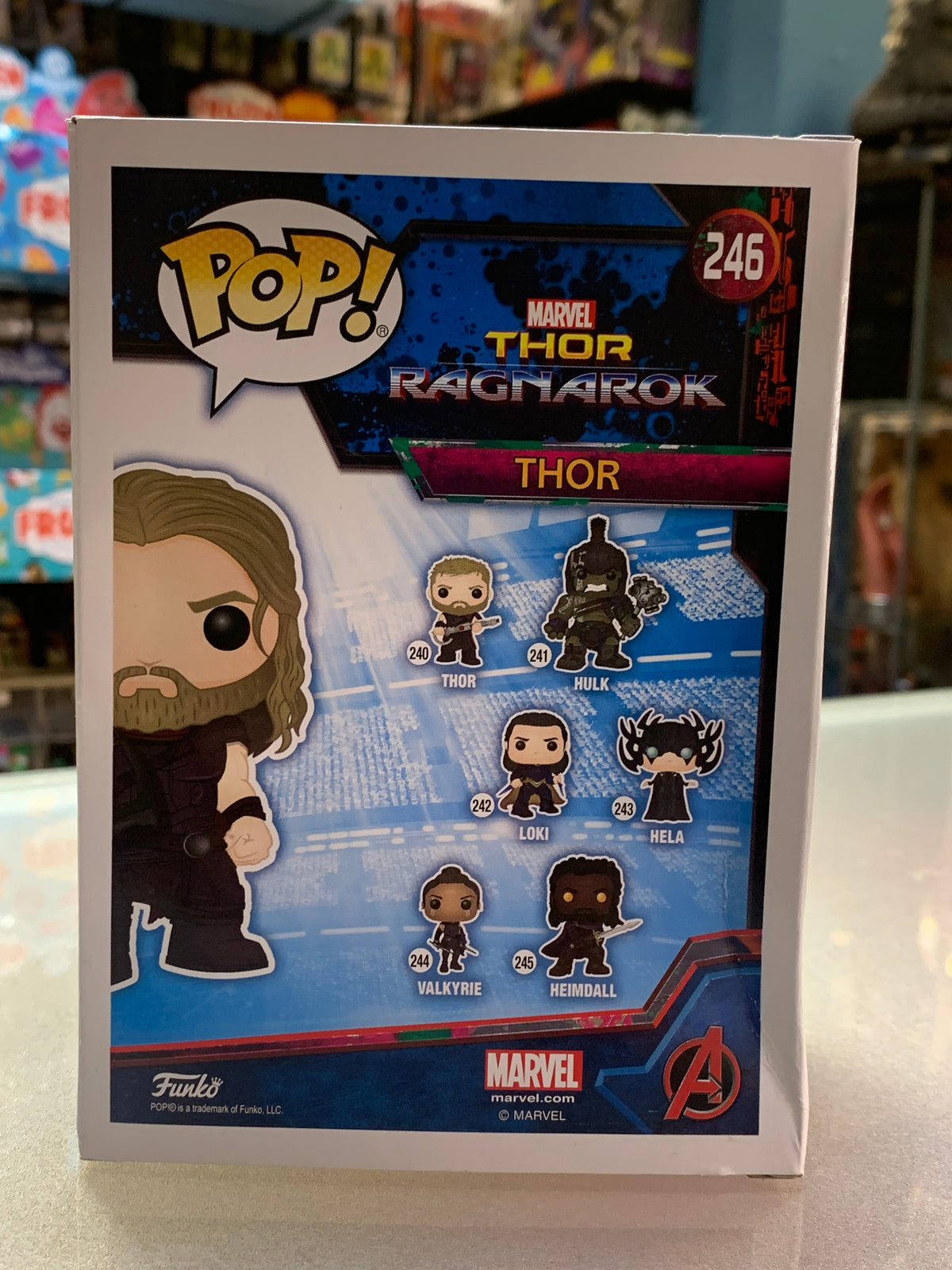 Thor #246 Hot Topic (Thor Ragnarok, Funko Pop!) product image 7, provided for visual reference and product detail review