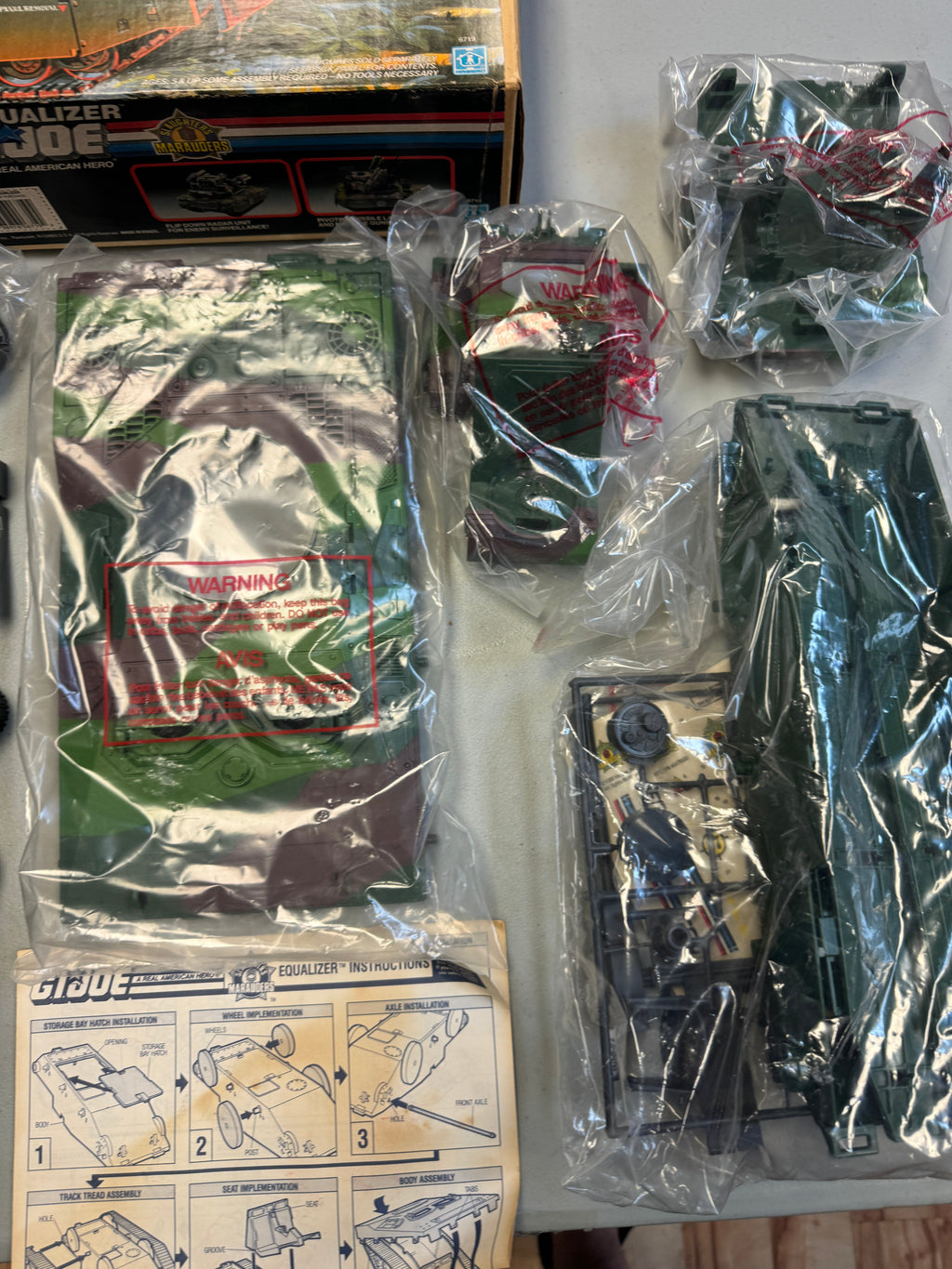 Slaughters Marauders Equalizer (Vintage GI Joe, Hasbro) OPEN BOX NEW product image 5, provided for visual reference and