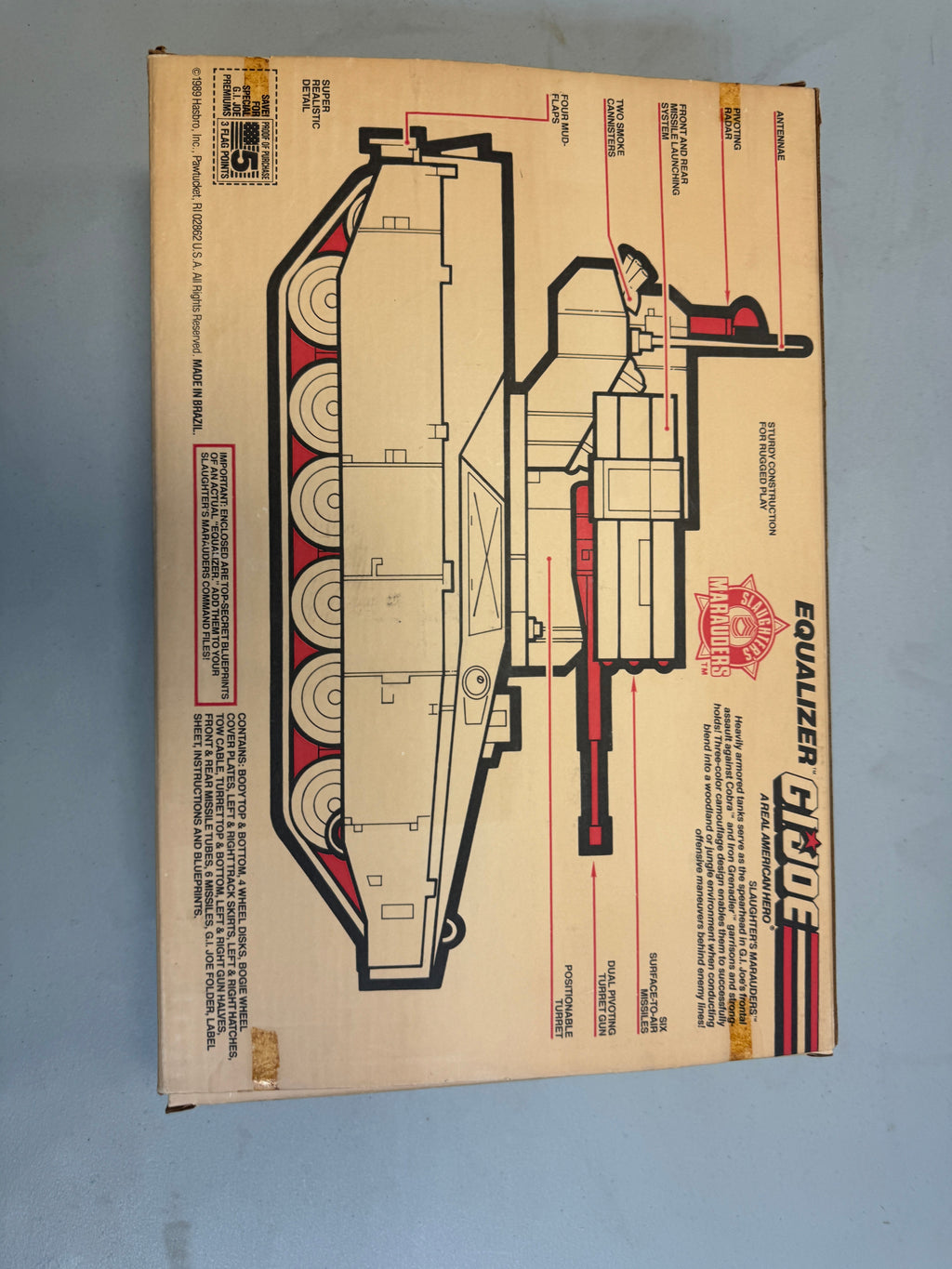 Slaughters Marauders Equalizer (Vintage GI Joe, Hasbro) OPEN BOX NEW product image 15, provided for visual reference and
