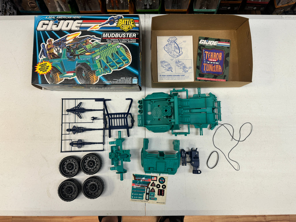 Mudbuster Vehicle (Vintage GI Joe, Hasbro) Open NEW product image 1, provided for visual reference and product detail review