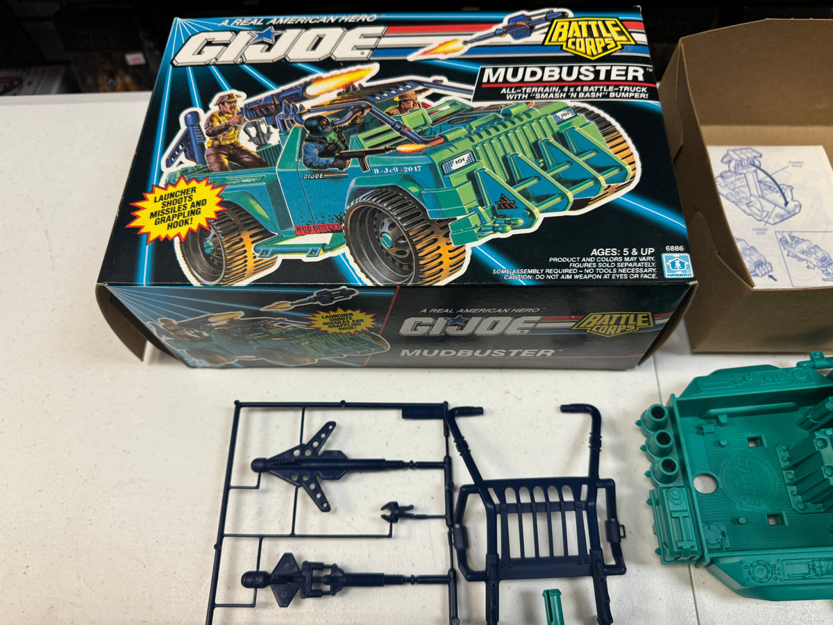 Mudbuster Vehicle (Vintage GI Joe, Hasbro) Open NEW product image 2, provided for visual reference and product detail review