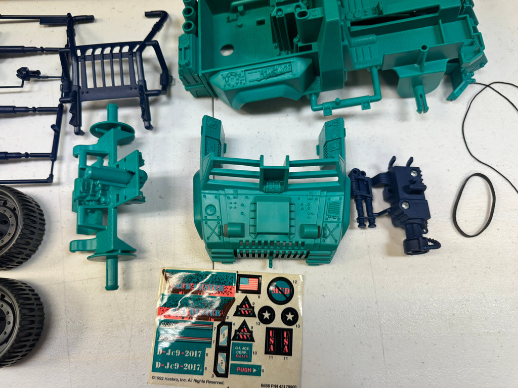 Mudbuster Vehicle (Vintage GI Joe, Hasbro) Open NEW product image 5, provided for visual reference and product detail review