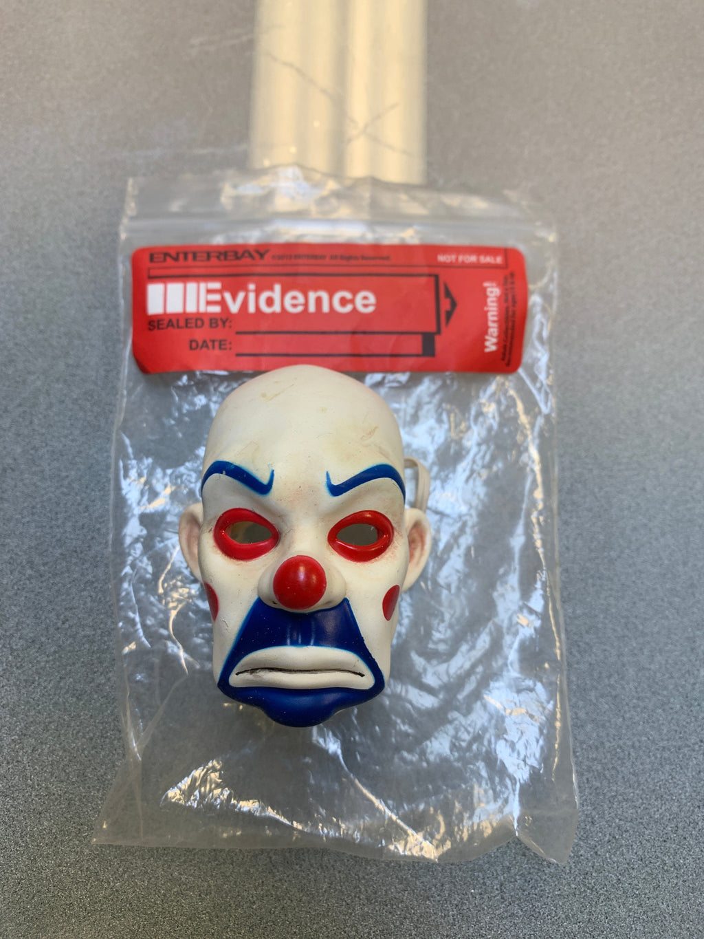 Heath Ledger Bank Rover Joker Mask 1/4 (Enterbay, DC Batman Dark Knight) product image 1, provided for visual reference and