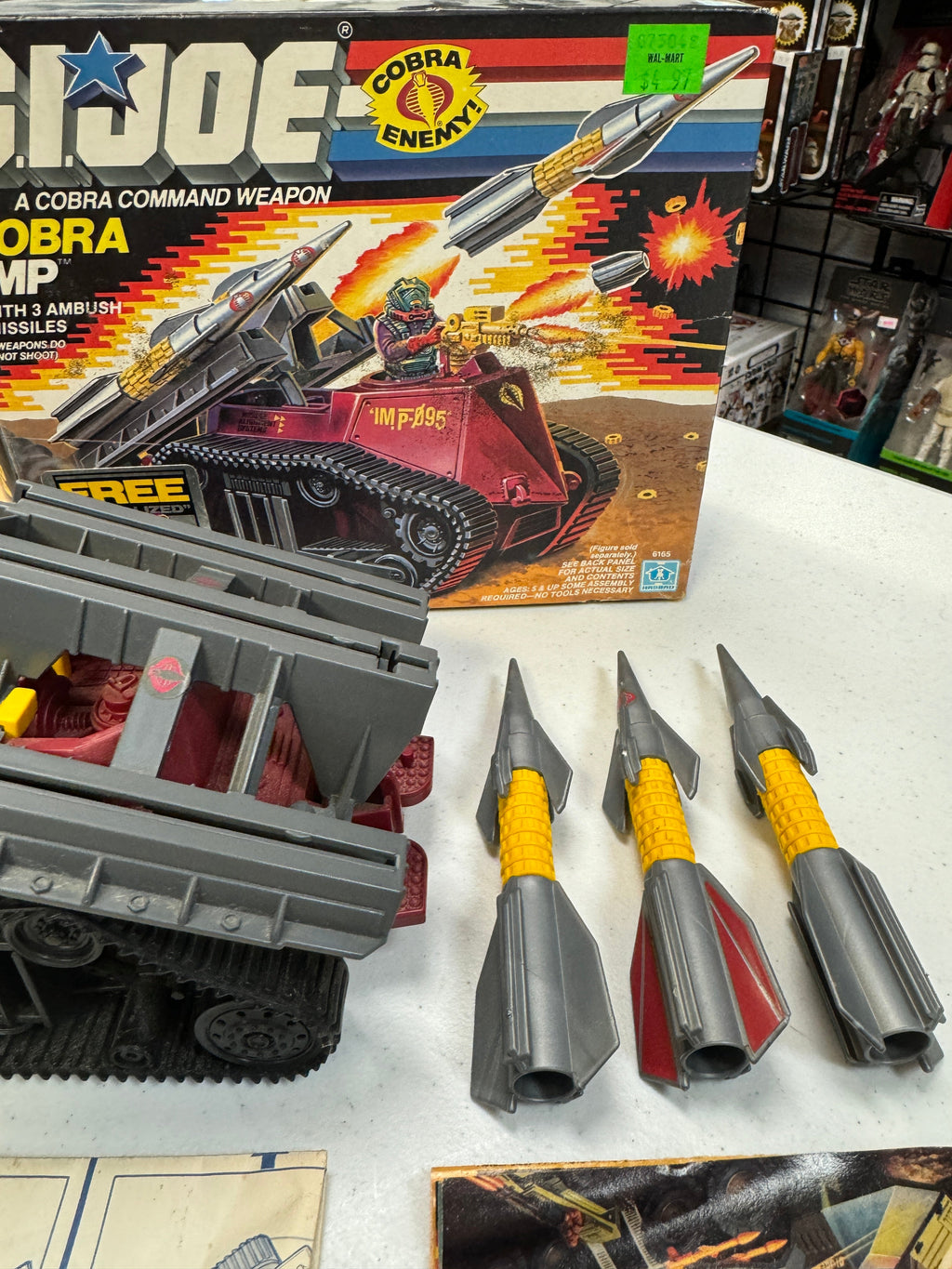 Cobra IMP (Vintage GI Joe, Hasbro) COMPLETE WITH BOX product image 3, provided for visual reference and product detail review