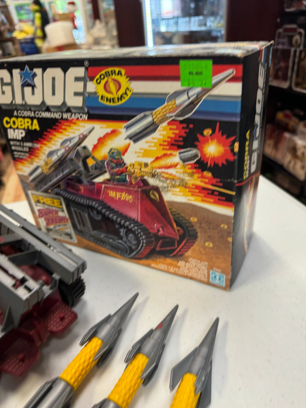 Cobra IMP (Vintage GI Joe, Hasbro) COMPLETE WITH BOX product image 8, provided for visual reference and product detail review