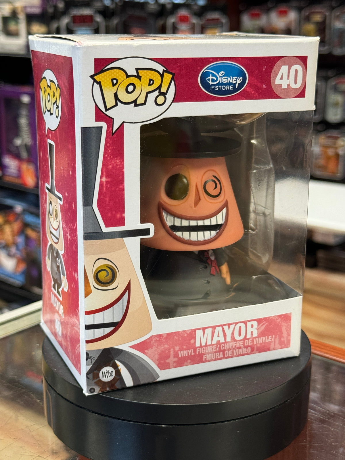 Mayor #40 (Funko Pop, Nightmare Before Xmas) DISNEY STORE product image 3, provided for visual reference and product detail
