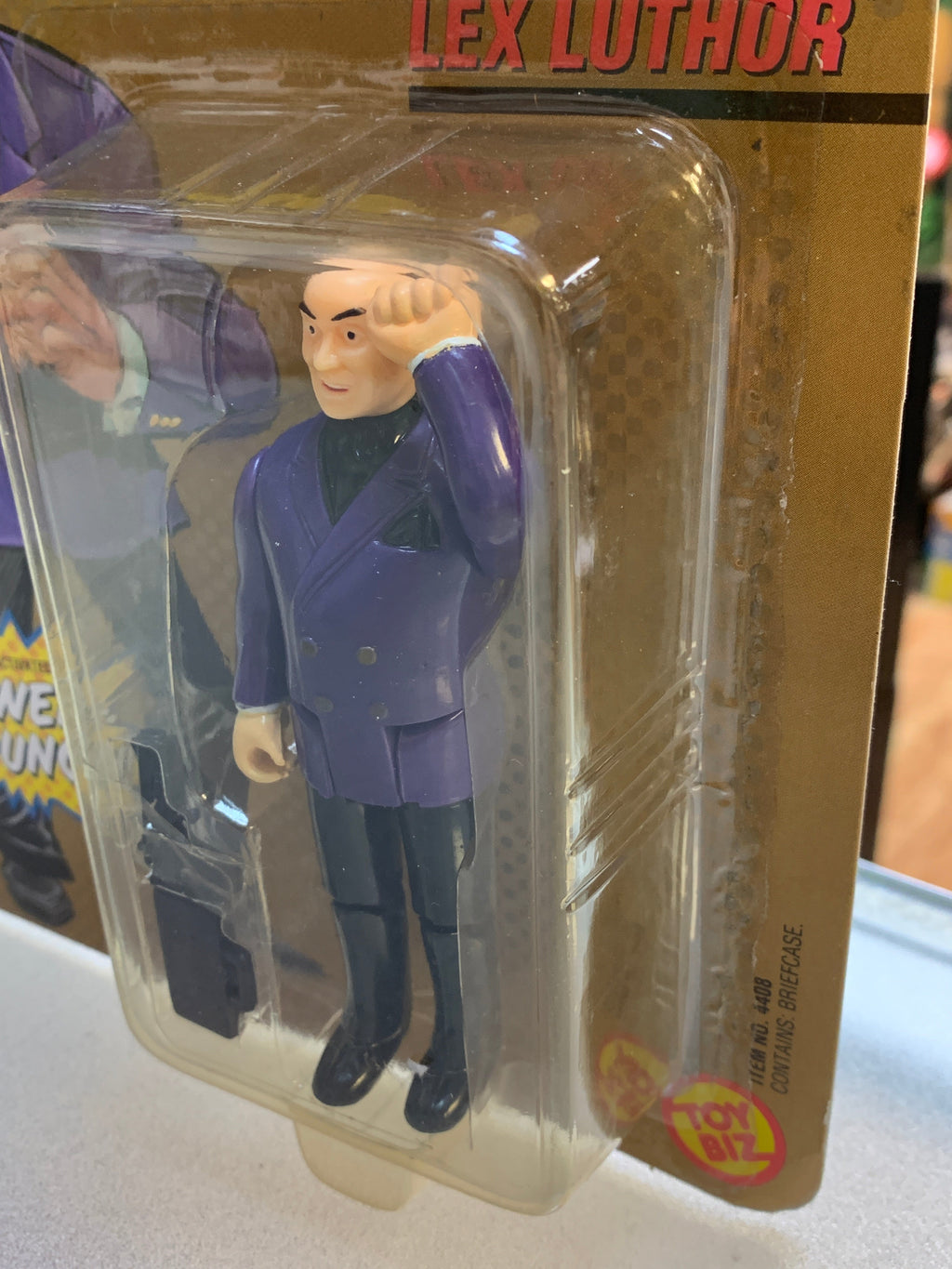 Lex Luthor (Vintage DC Super Heroes, Toybiz) SEALED product image 3, provided for visual reference and product detail review