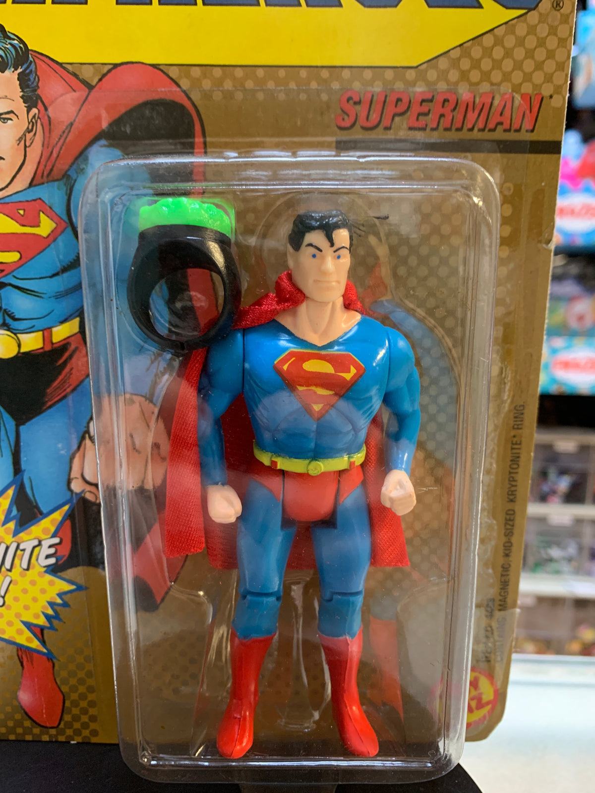 Superman (Vintage DC Super Heroes, Toybiz) SEALED product image 2, provided for visual reference and product detail review