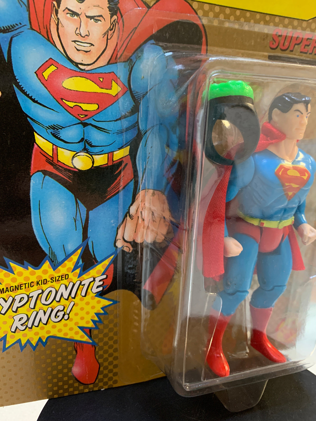 Superman (Vintage DC Super Heroes, Toybiz) SEALED product image 3, provided for visual reference and product detail review