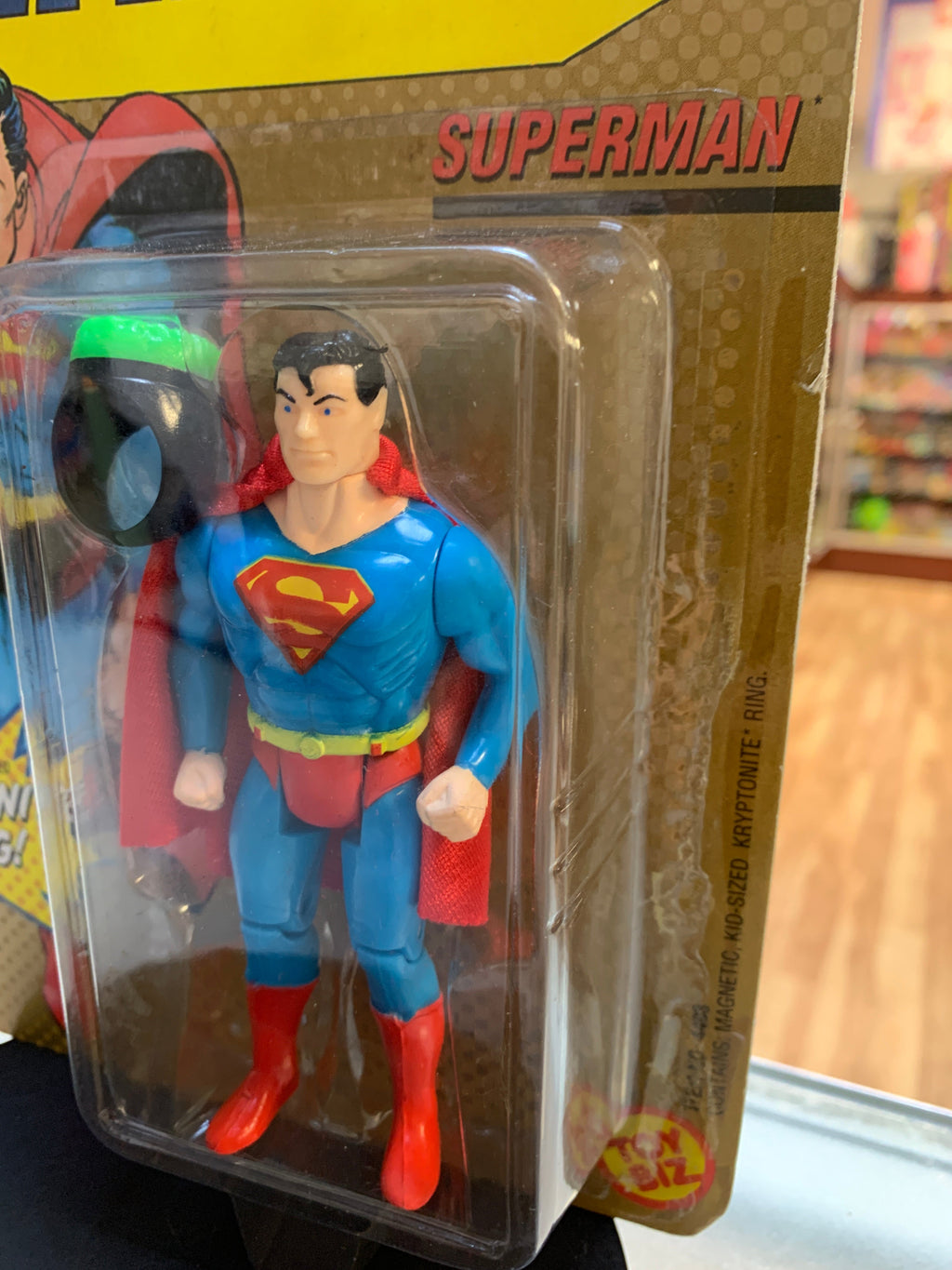 Superman (Vintage DC Super Heroes, Toybiz) SEALED product image 4, provided for visual reference and product detail review