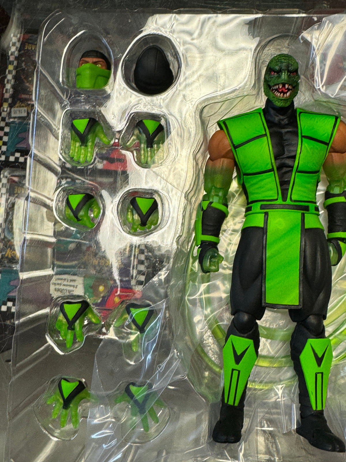 Reptile Event Exclusive (Mortal Kombat, Storm Collectibles) Open Box Complete product image 3, provided for visual reference