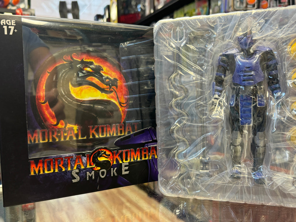 Cyborg Smoke (Mortal Kombat, Storm Collectibles) Open Box Complete product image 2, provided for visual reference and