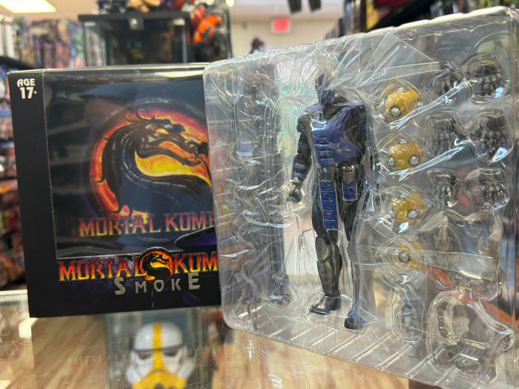 Cyborg Smoke (Mortal Kombat, Storm Collectibles) Open Box Complete product image 4, provided for visual reference and