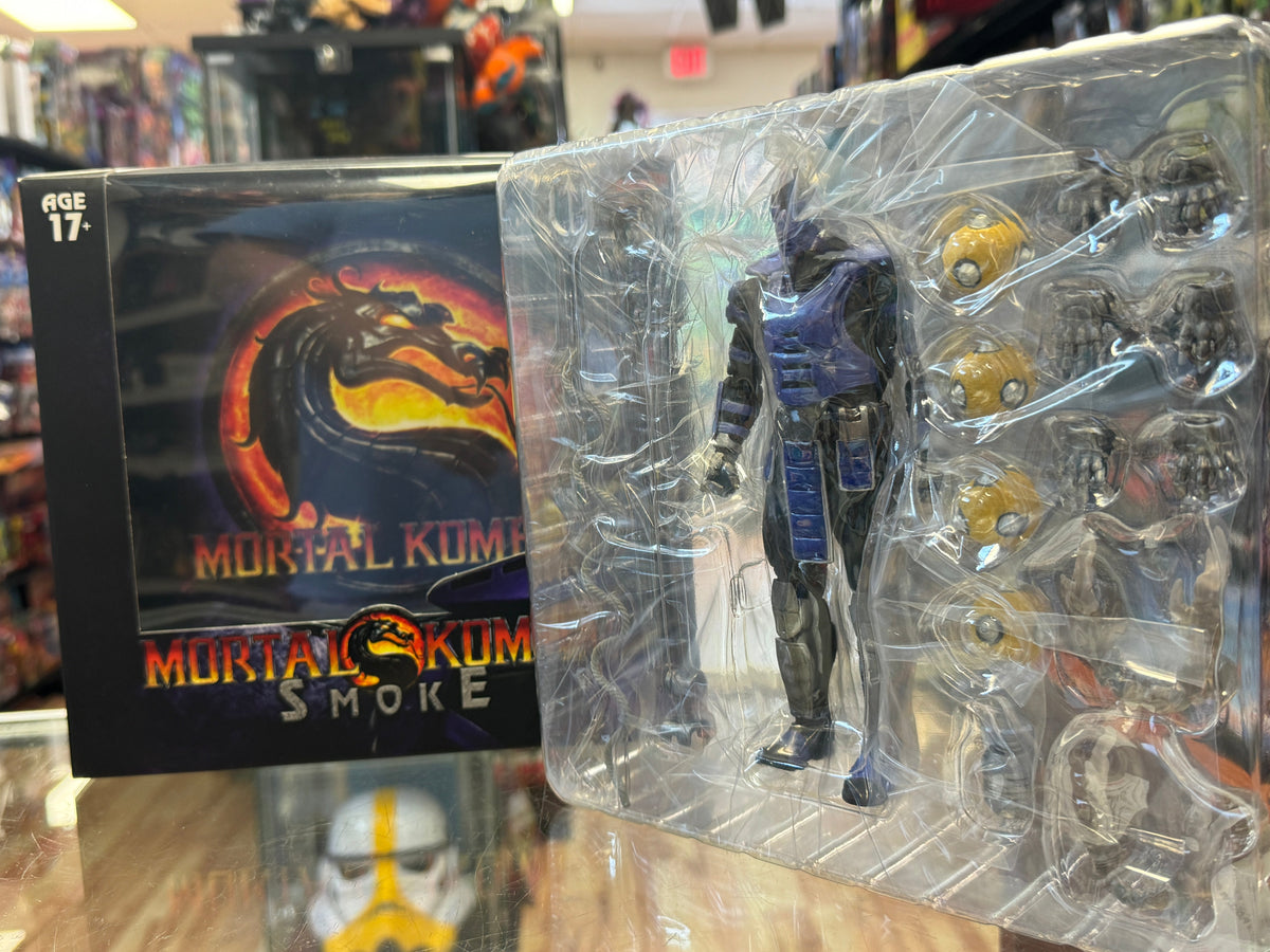 Cyborg Smoke (Mortal Kombat, Storm Collectibles) Open Box Complete product image 4, provided for visual reference and