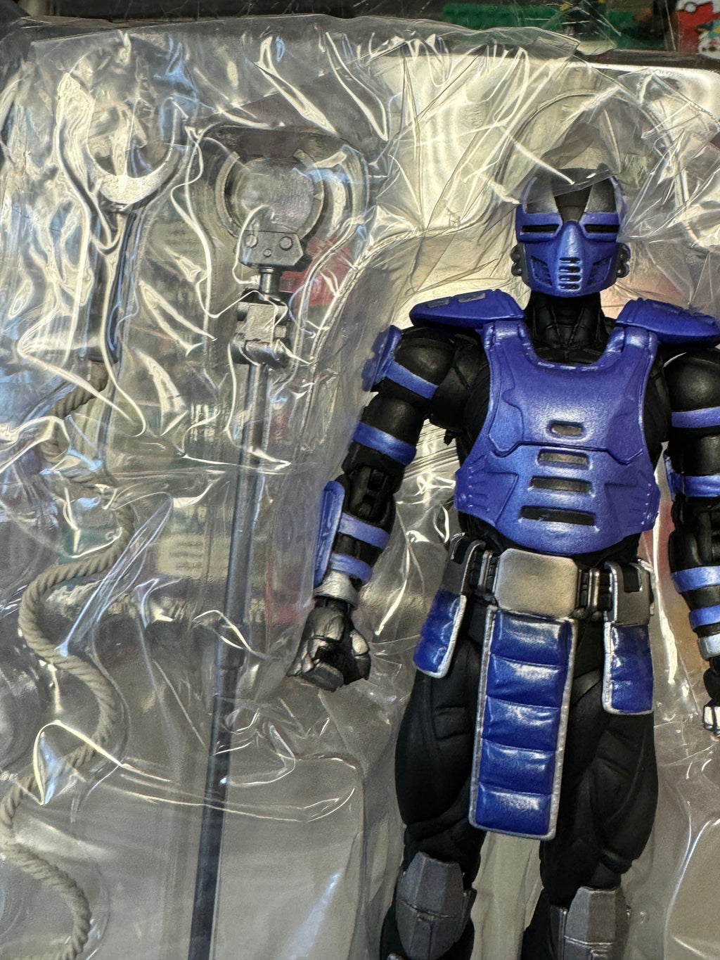 Cyborg Smoke (Mortal Kombat, Storm Collectibles) Open Box Complete product image 5, provided for visual reference and