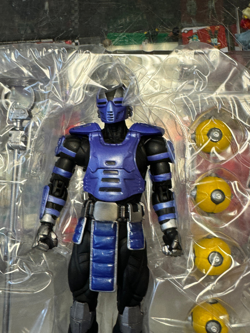 Cyborg Smoke (Mortal Kombat, Storm Collectibles) Open Box Complete product image 6, provided for visual reference and