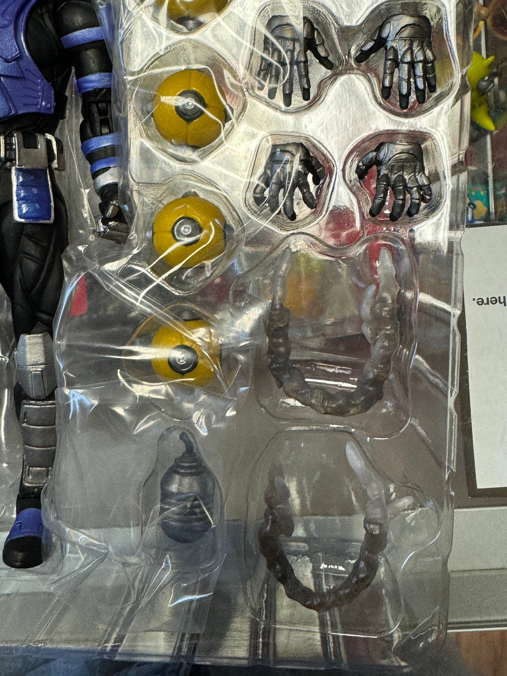 Cyborg Smoke (Mortal Kombat, Storm Collectibles) Open Box Complete product image 8, provided for visual reference and