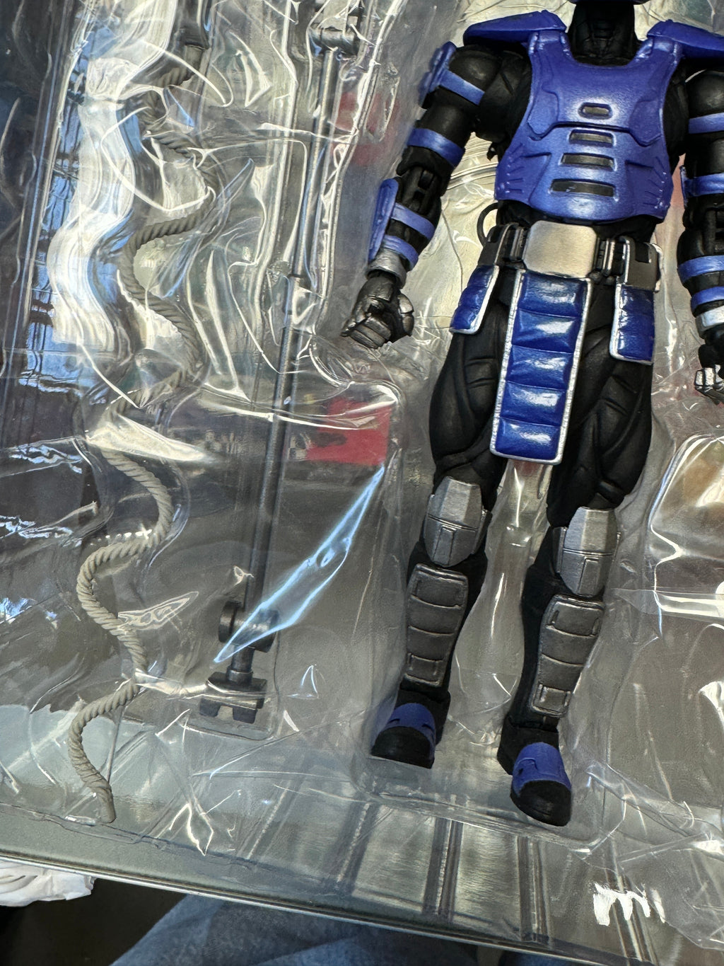 Cyborg Smoke (Mortal Kombat, Storm Collectibles) Open Box Complete product image 9, provided for visual reference and