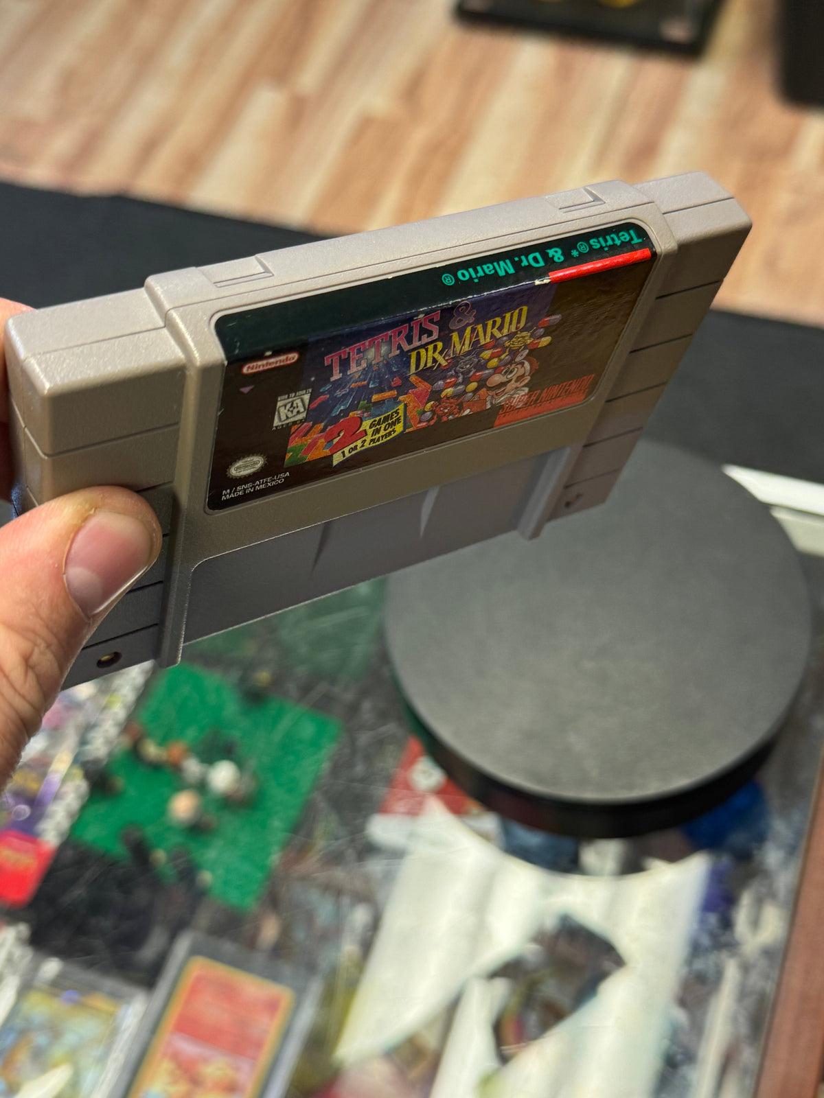 Tetris & Dr Mario 3750 (Nintendo SNES, Video Game) Tested Working product image 5, provided for visual reference and product