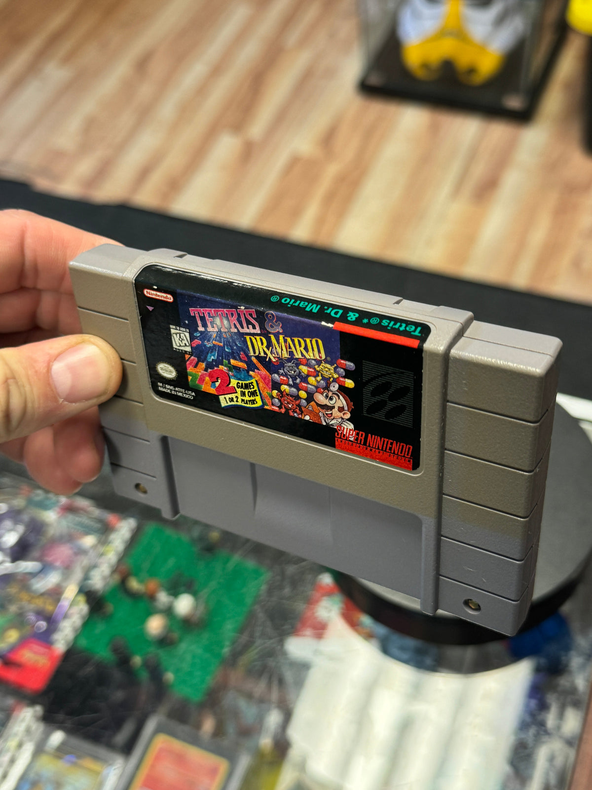 Tetris & Dr Mario 3750 (Nintendo SNES, Video Game) Tested Working product image 6, provided for visual reference and product