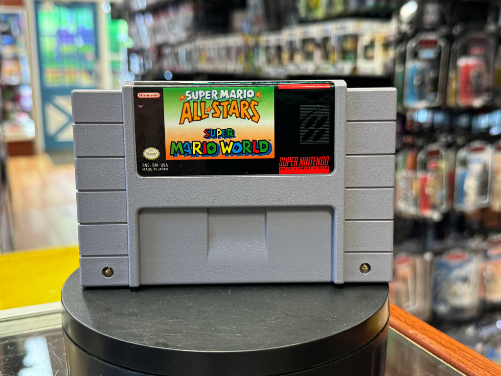 Super Mario All-Stars & Super Mario World 3751 (Nintendo SNES, Video Game) Tested Working product image 1, provided for