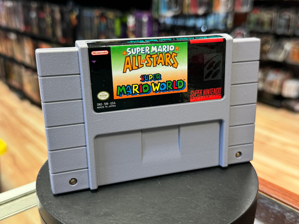 Super Mario All-Stars & Super Mario World 3751 (Nintendo SNES, Video Game) Tested Working product image 2, provided for