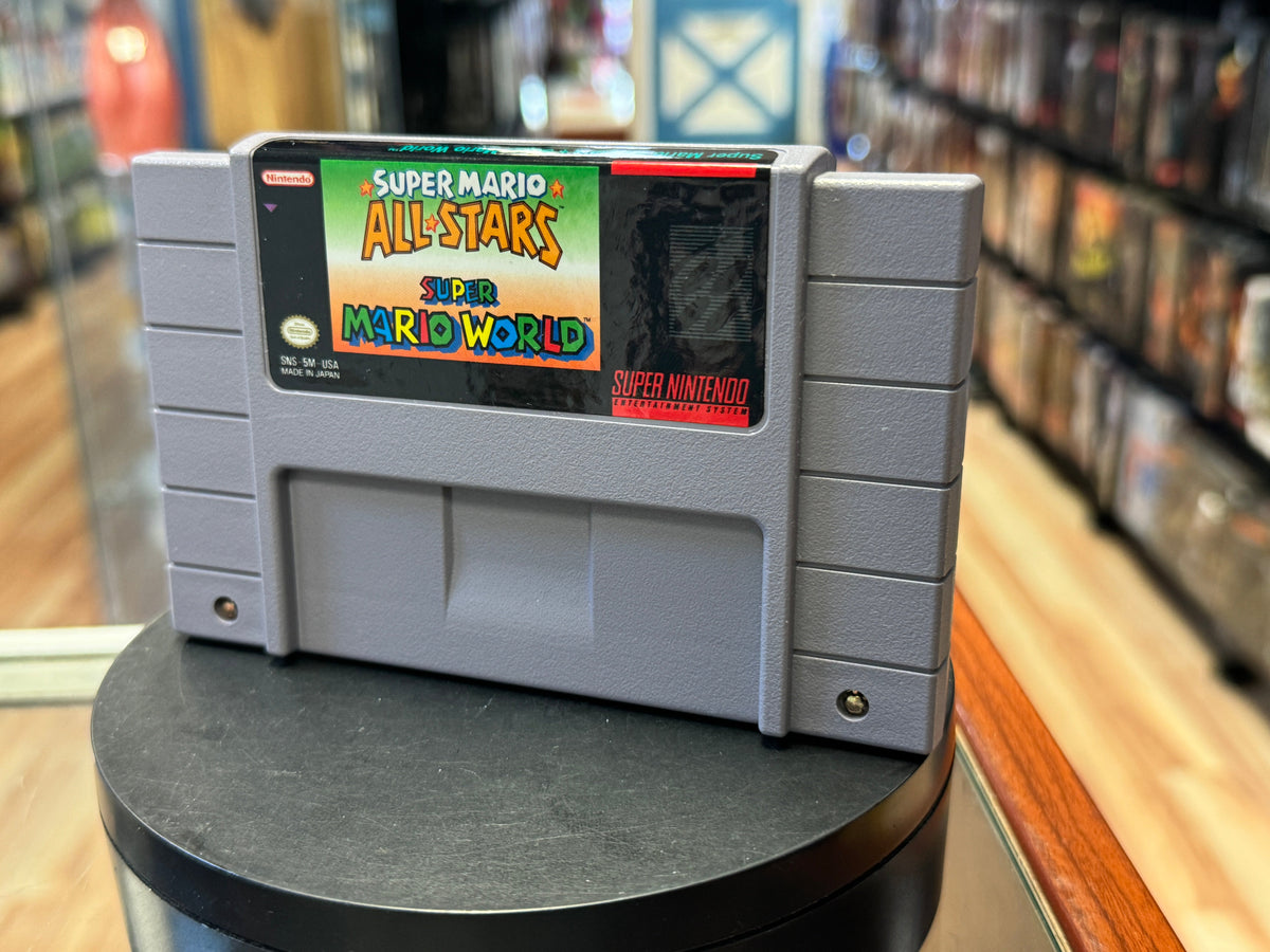 Super Mario All-Stars & Super Mario World 3751 (Nintendo SNES, Video Game) Tested Working product image 3, provided for